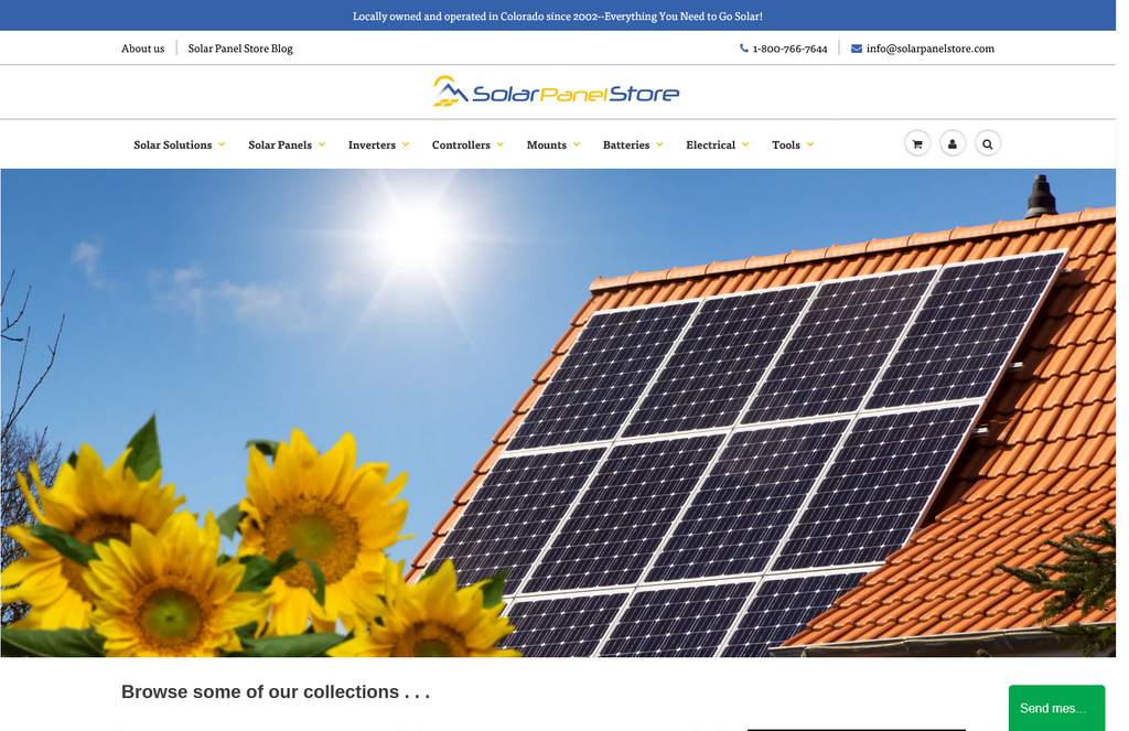 Website Design & Creation for solar panel website URL 1