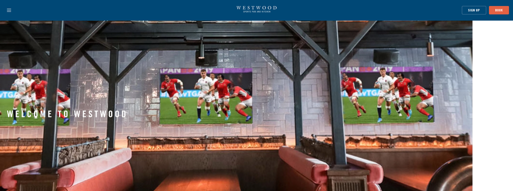 Website Design & Creation for sports bar website URL 2