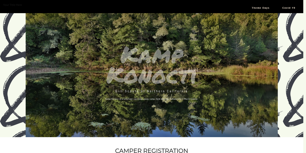 Website Design & Creation for summer camp website URL 2