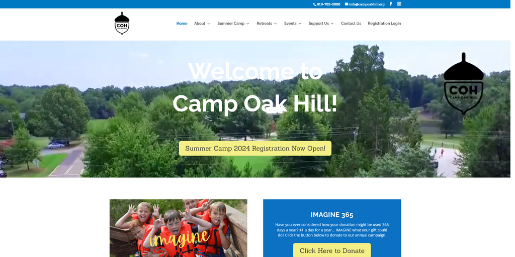 Website Design & Creation for summer camp website URL 3