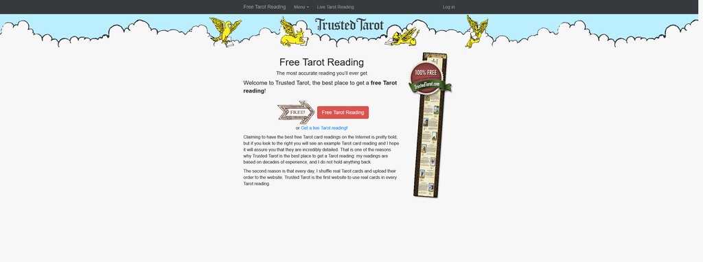 Website Design & Creation for tarot reading website URL 4