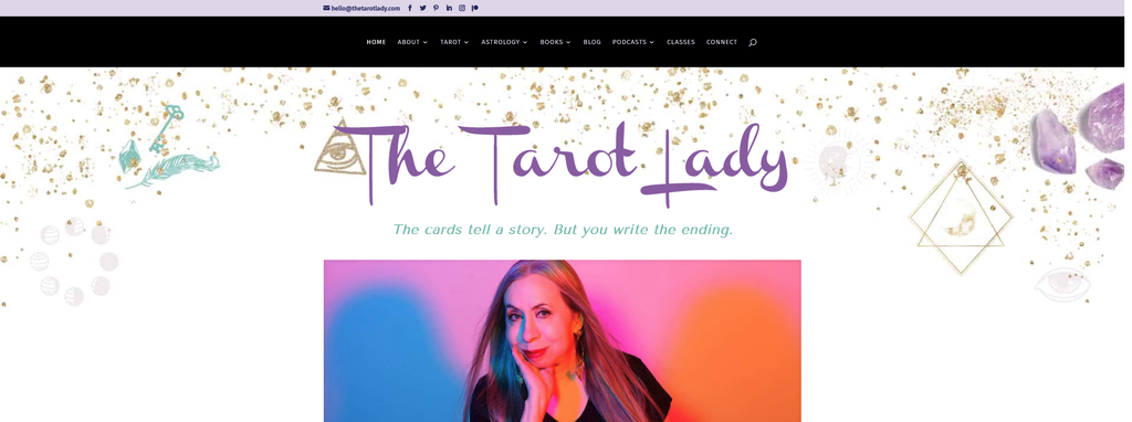 Website Design & Creation for tarot reading website URL 5