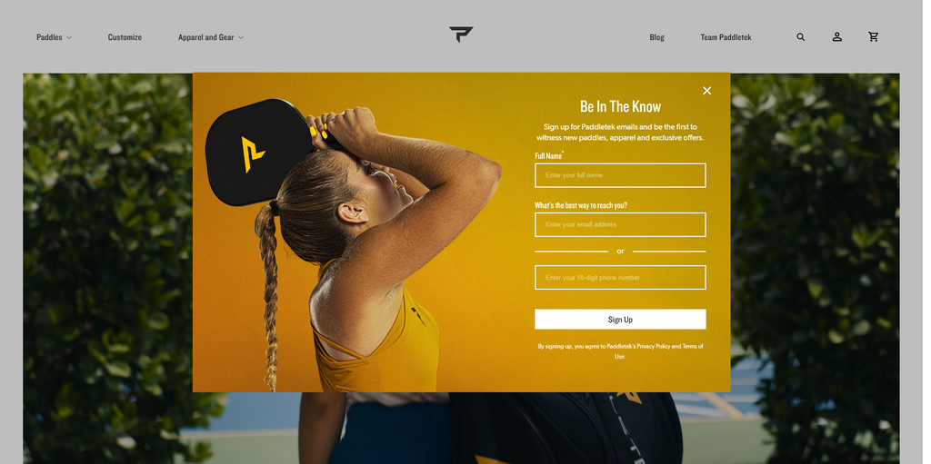 Website Design & Creation for tennis shop website URL 4