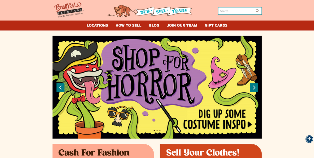 Website Design & Creation for thrift store website URL 1