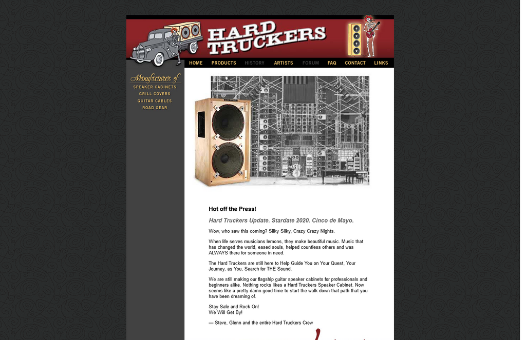Website Design & Creation for tractor trailer website URL 1