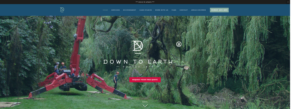 Website Design & Creation for tree service website URL 5