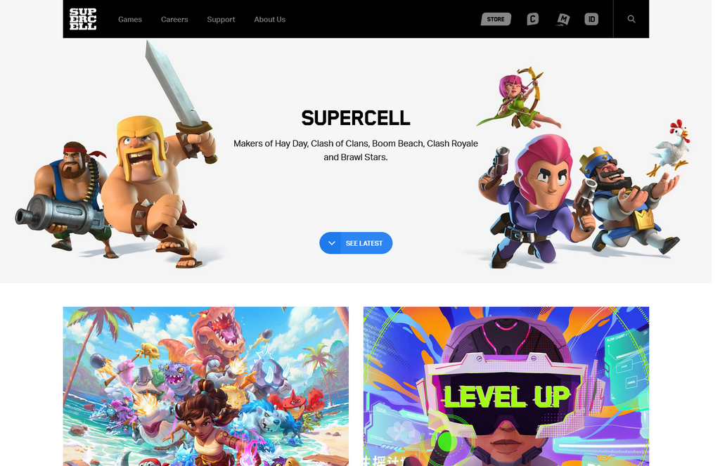 Website Design & Creation for video game company website URL 1