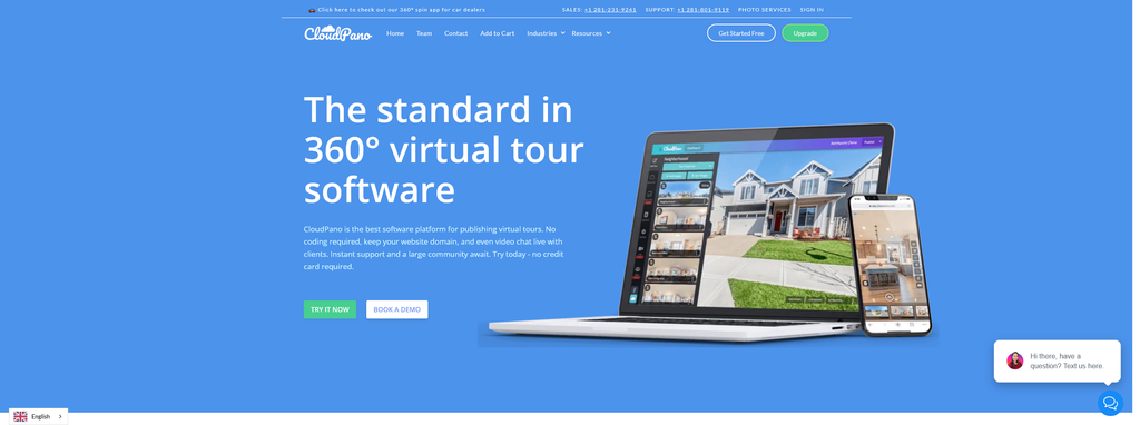 Website Design & Creation for virtual tour website URL 5