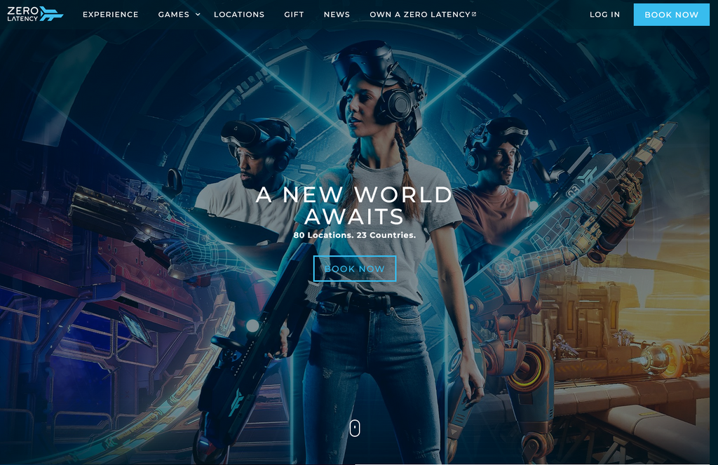 Zero Latency VR Arcade Website Design & Creation