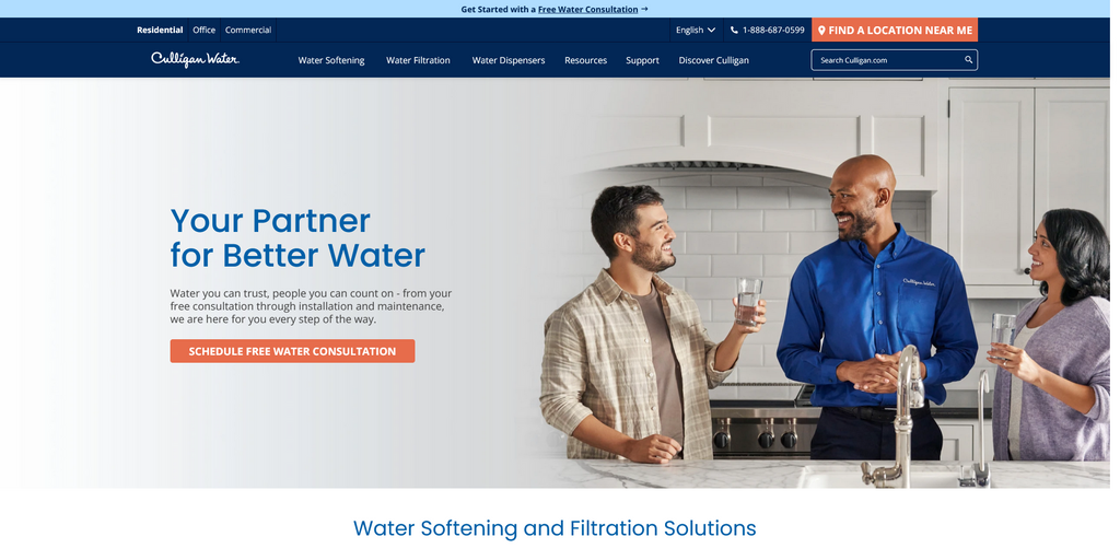 Website Design & Creation for water delivery website URL 2