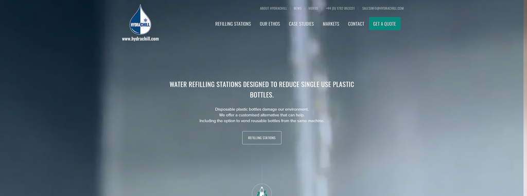 Website Design & Creation for water refilling website URL 4