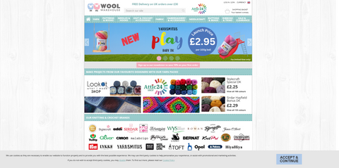 Website Design & Creation for wool making website URL 1