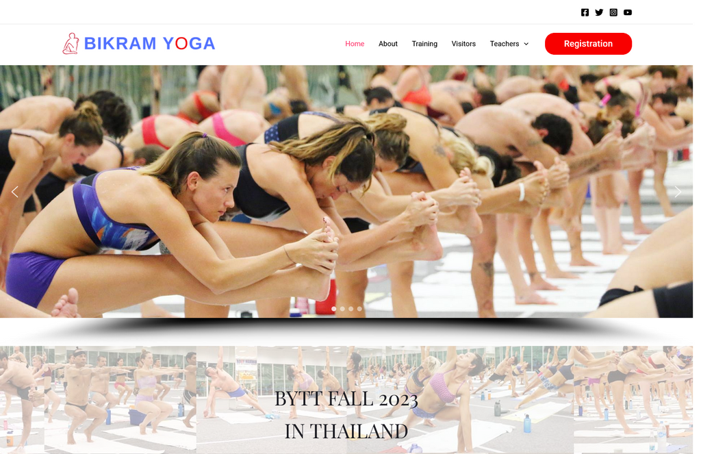 Website Design & Creation for yoga studio website URL 1