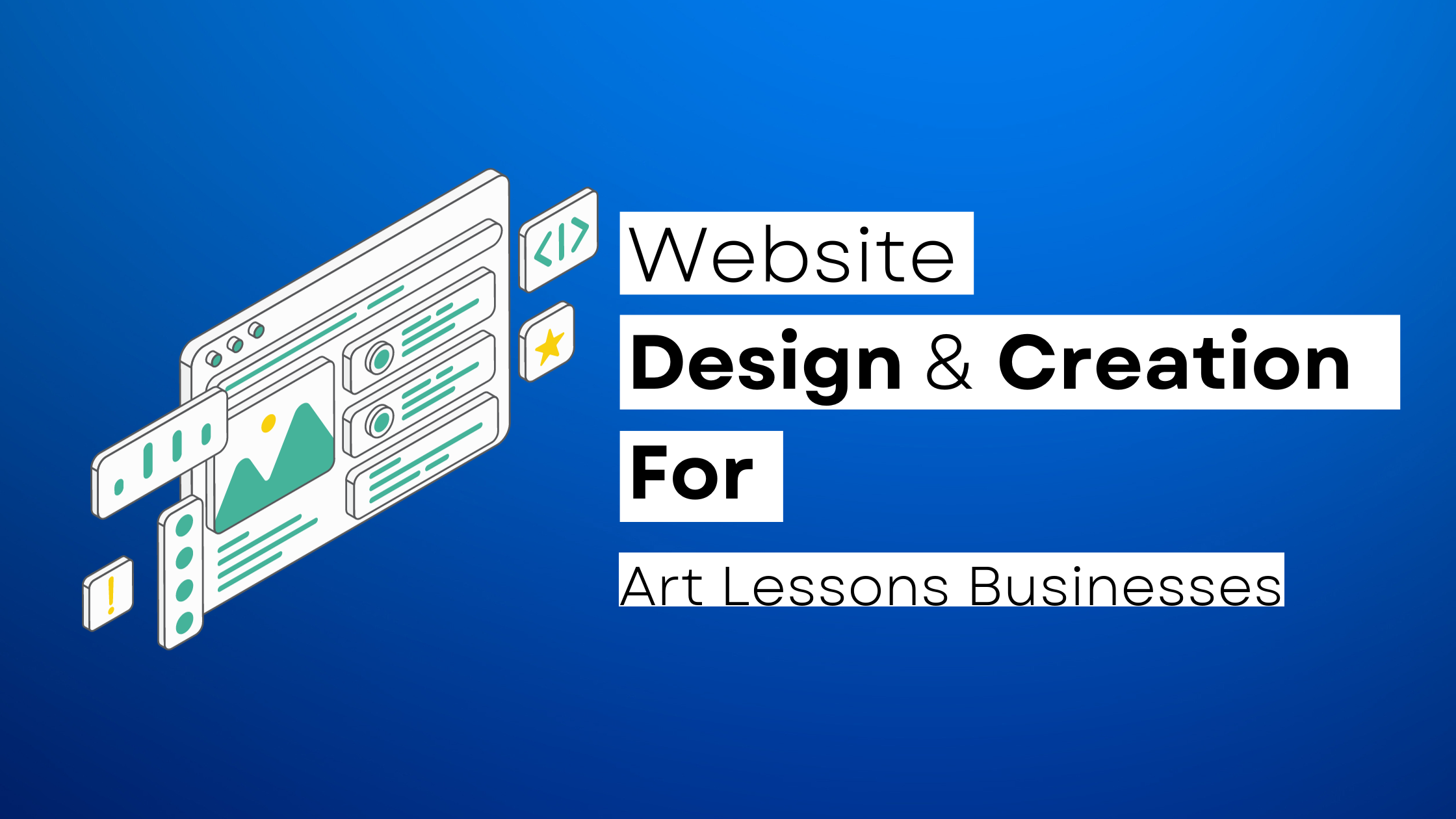 How to start a Art Lessons  website