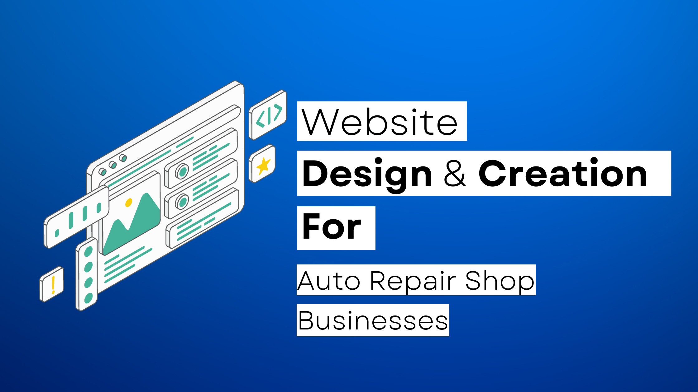 How to start a Auto Repair Shop website