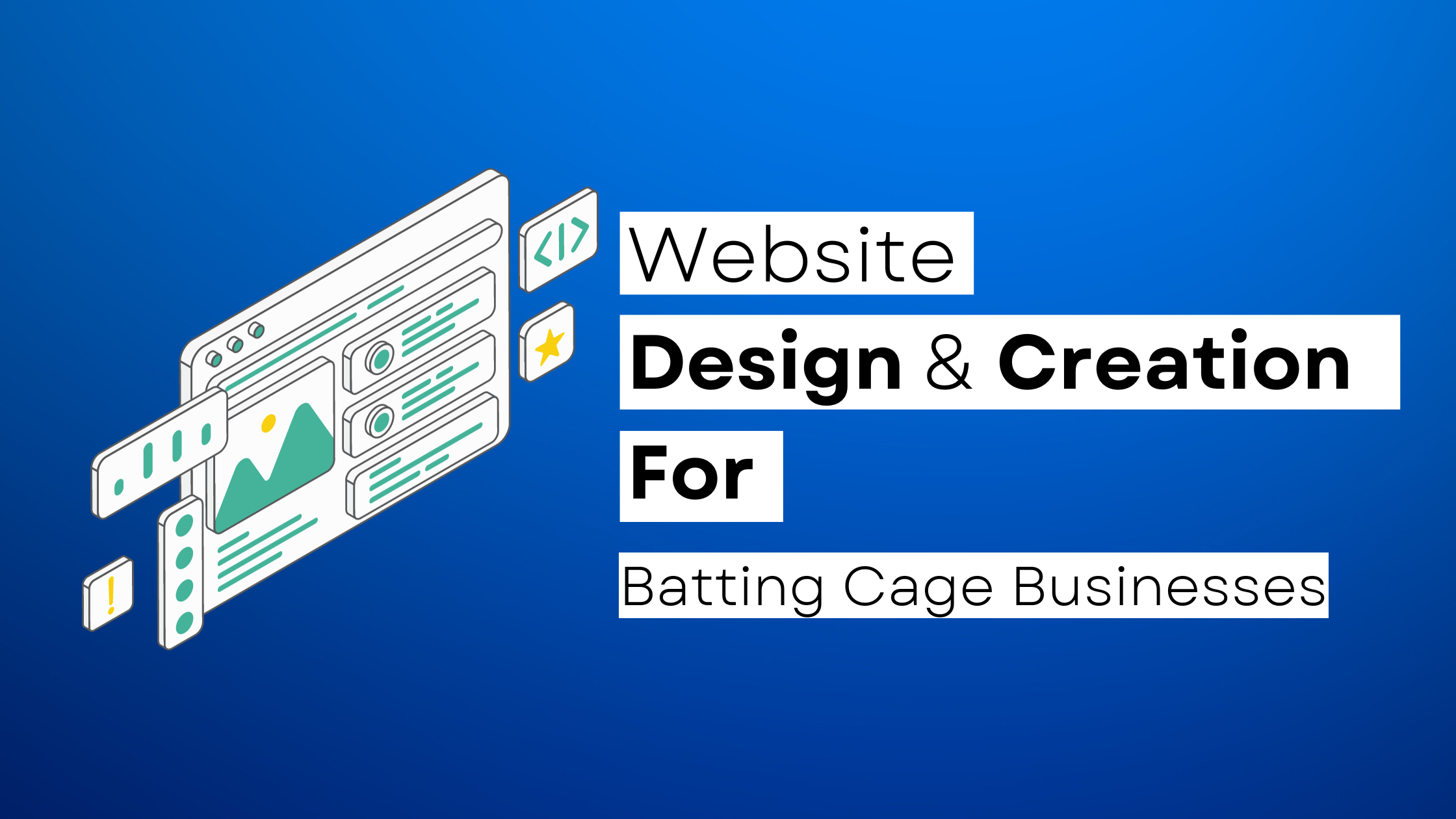 How to start a Batting Cage  website