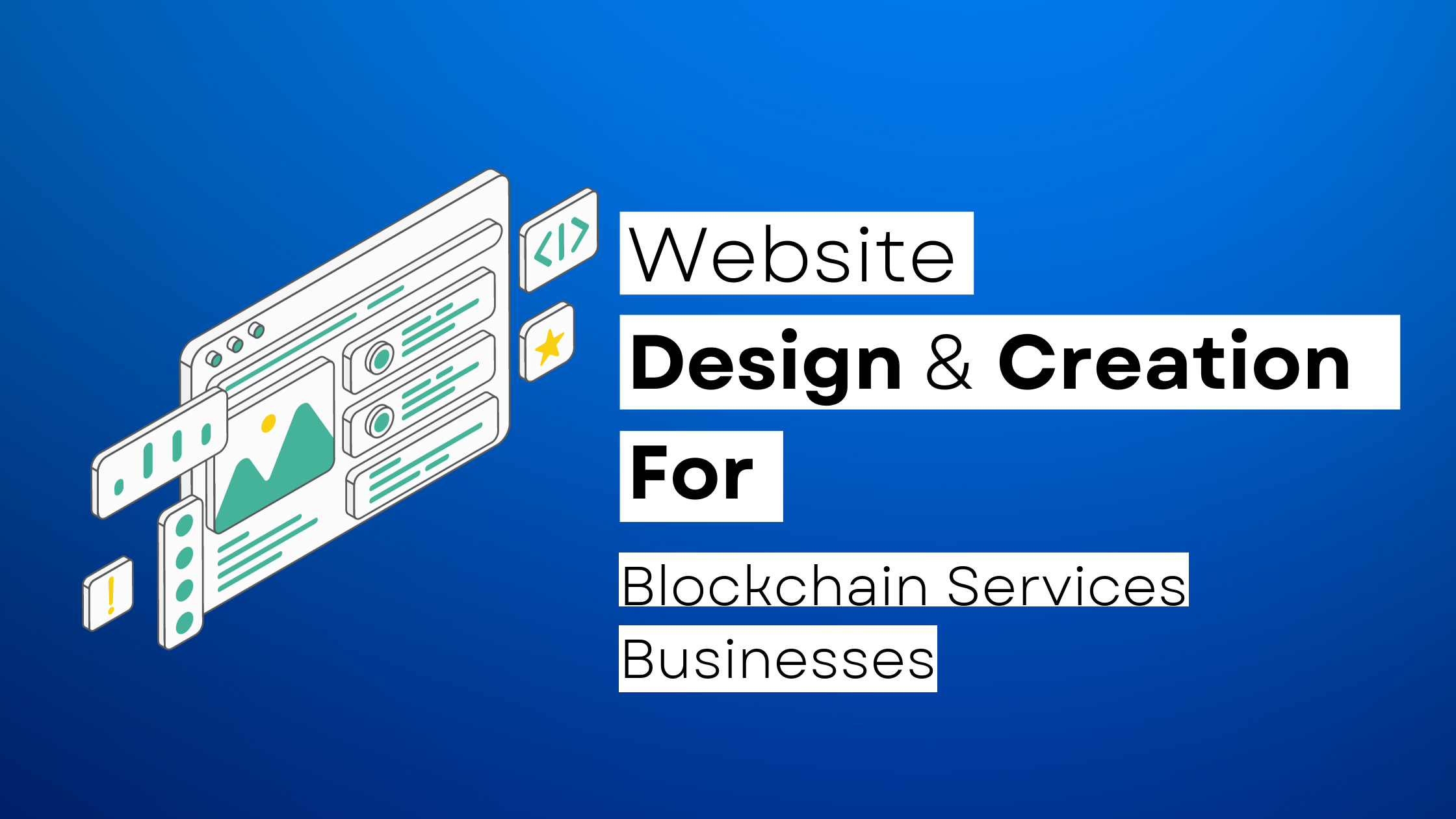 How to start a Blockchain Services  website