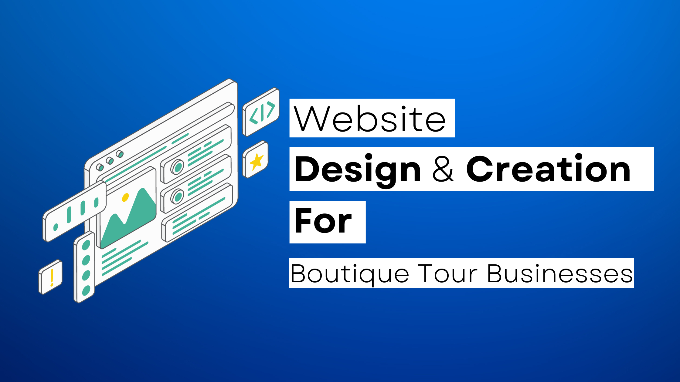 How to start a Boutique Tour  website