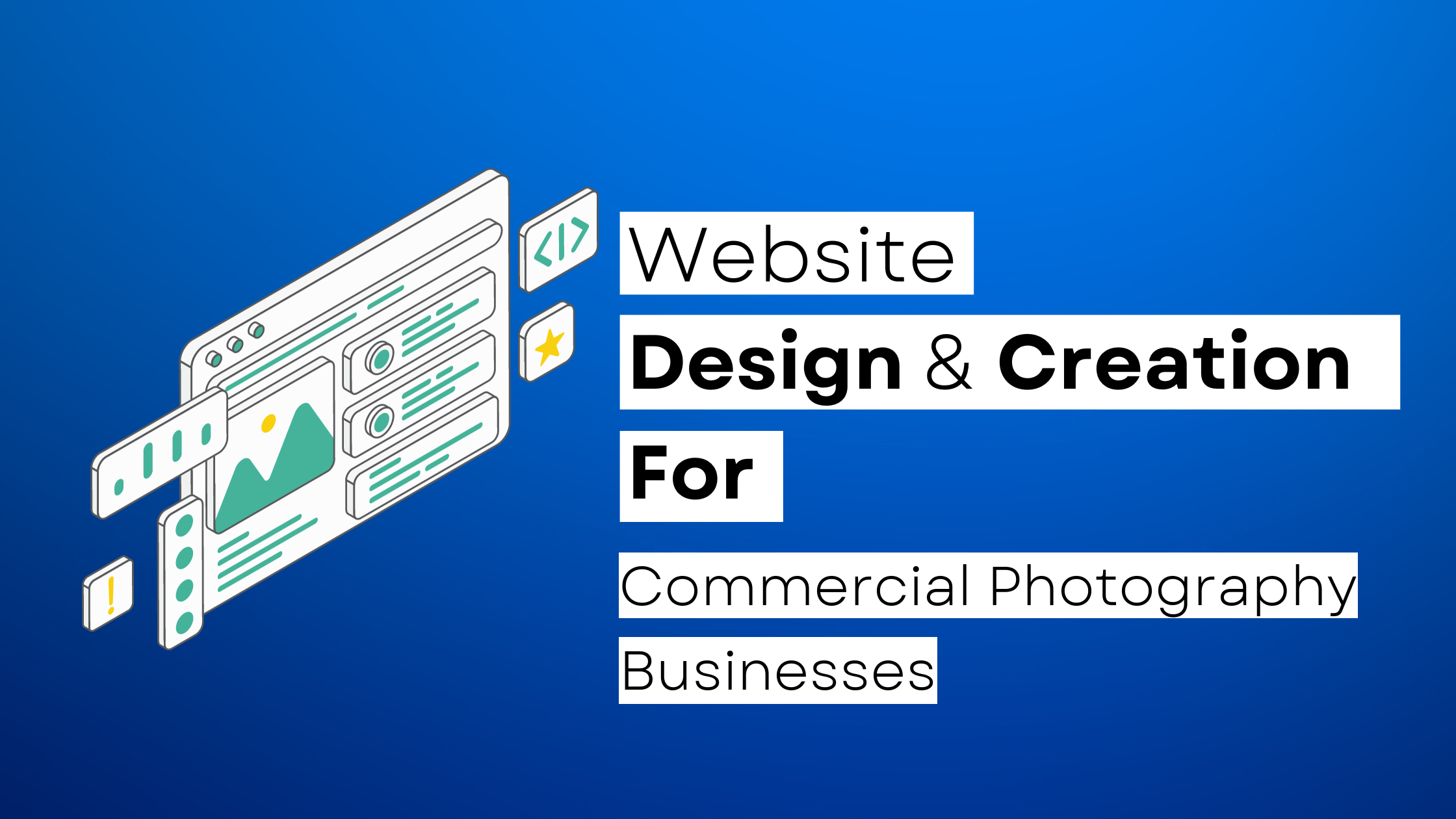 How to start a Commercial Photography website