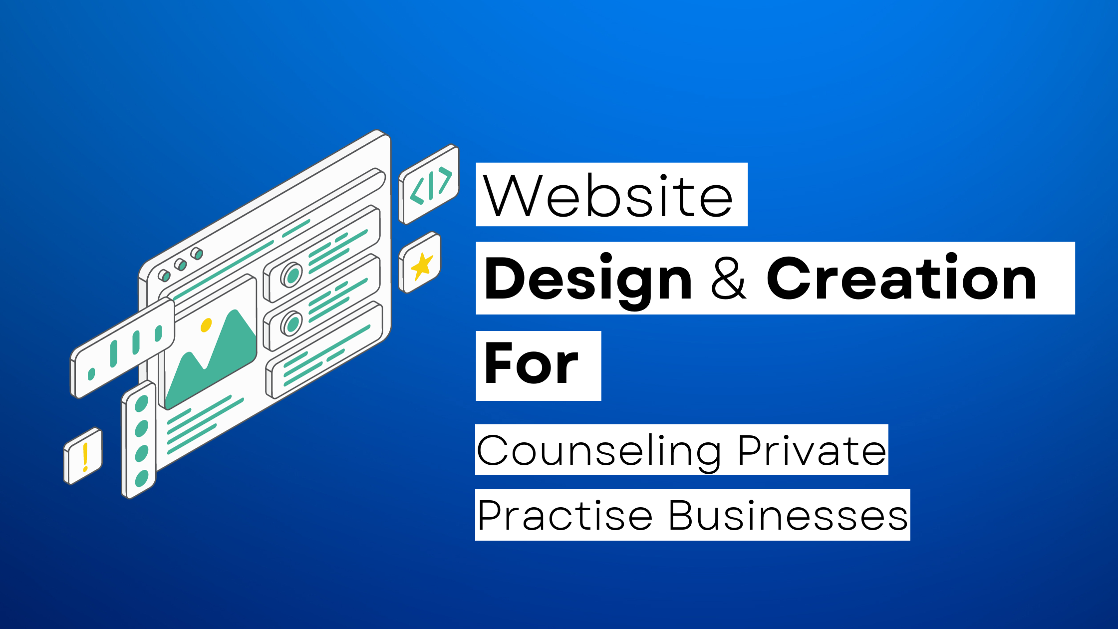 How to start a Counseling Private Practise website