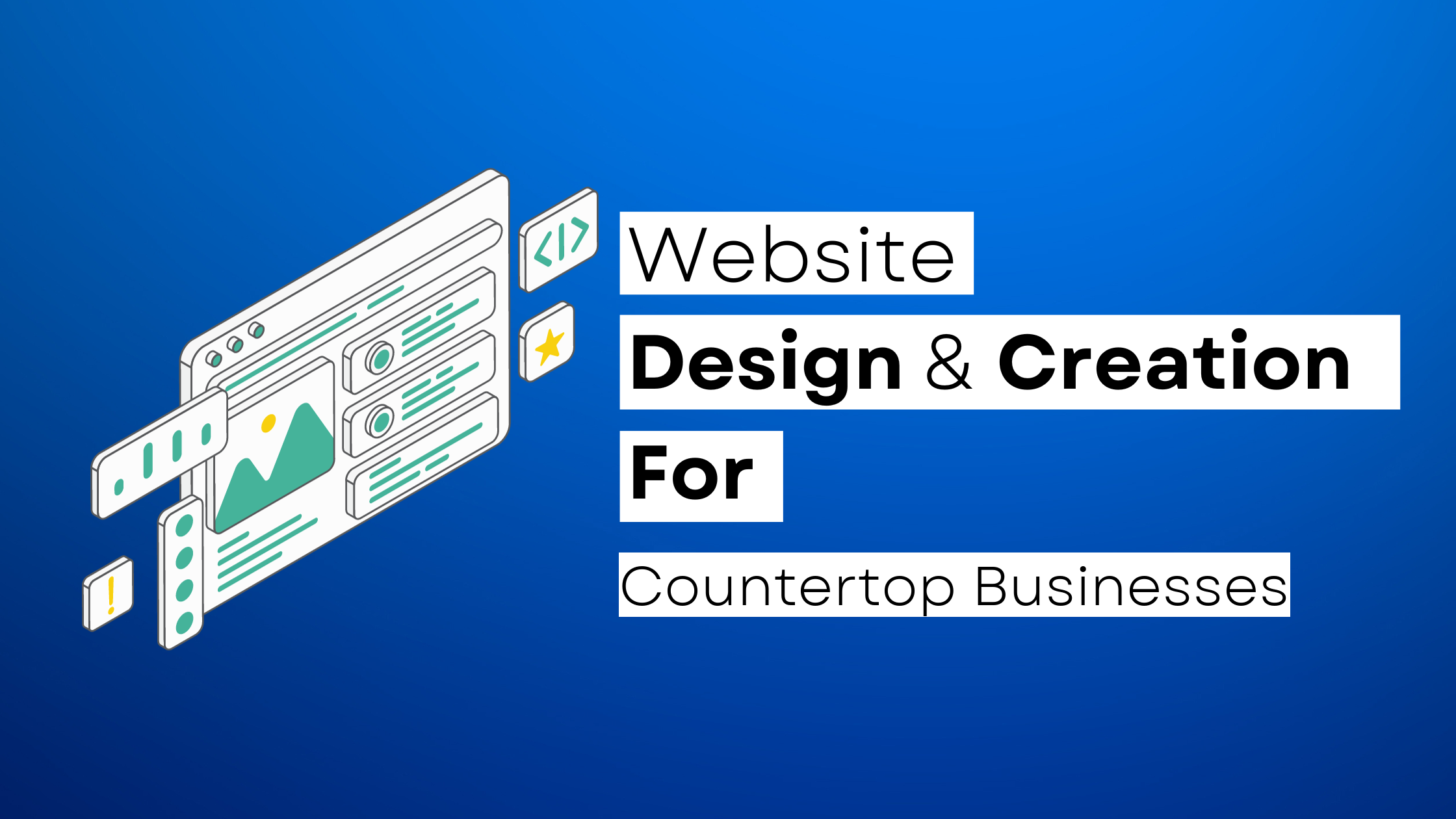How to start a Countertop website