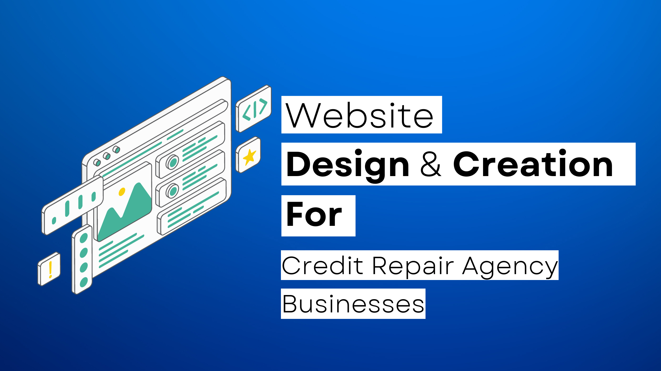 How to start a Credit Repair Agency website