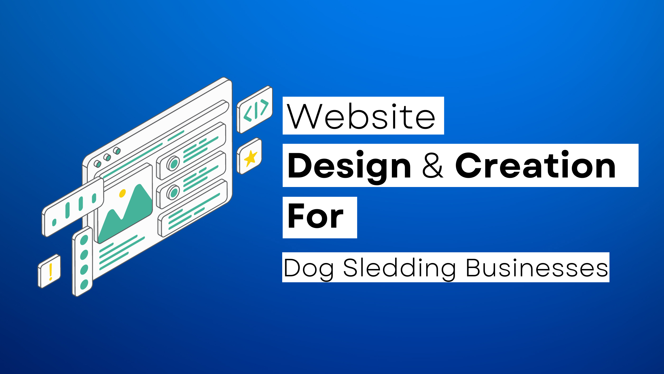 How to start a Dog Sledding  website