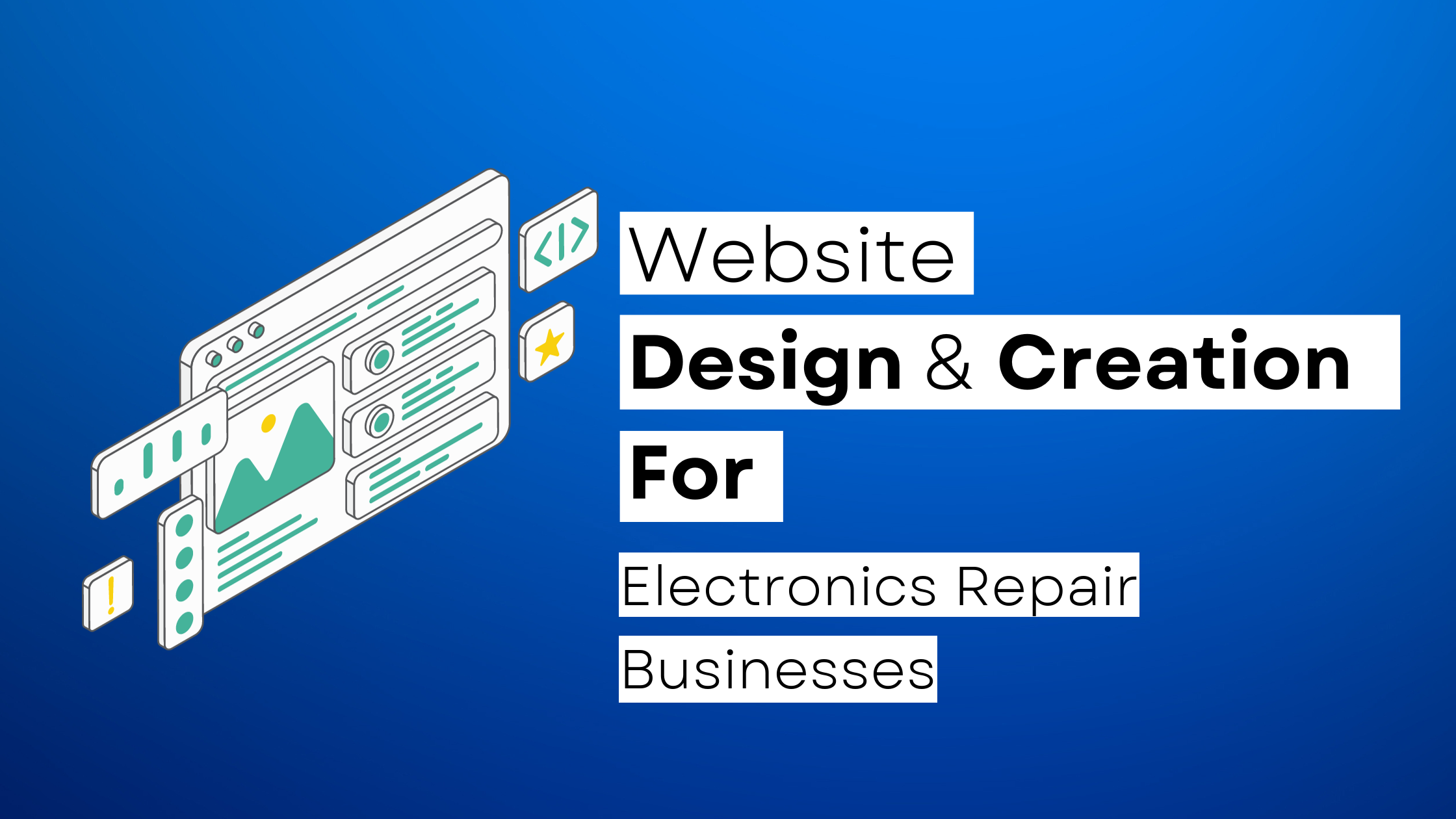 How to start a Electronics Repair  website