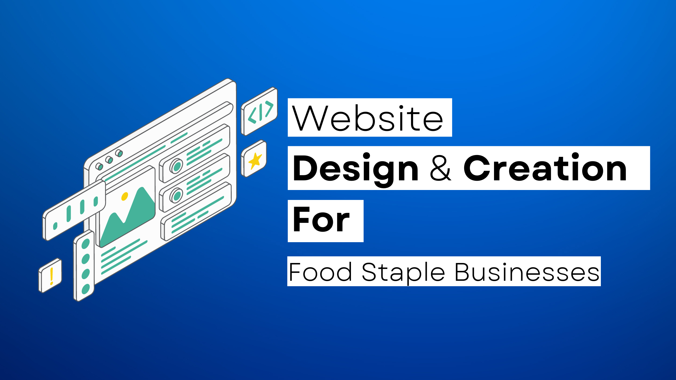 How to start a Food Staple  website