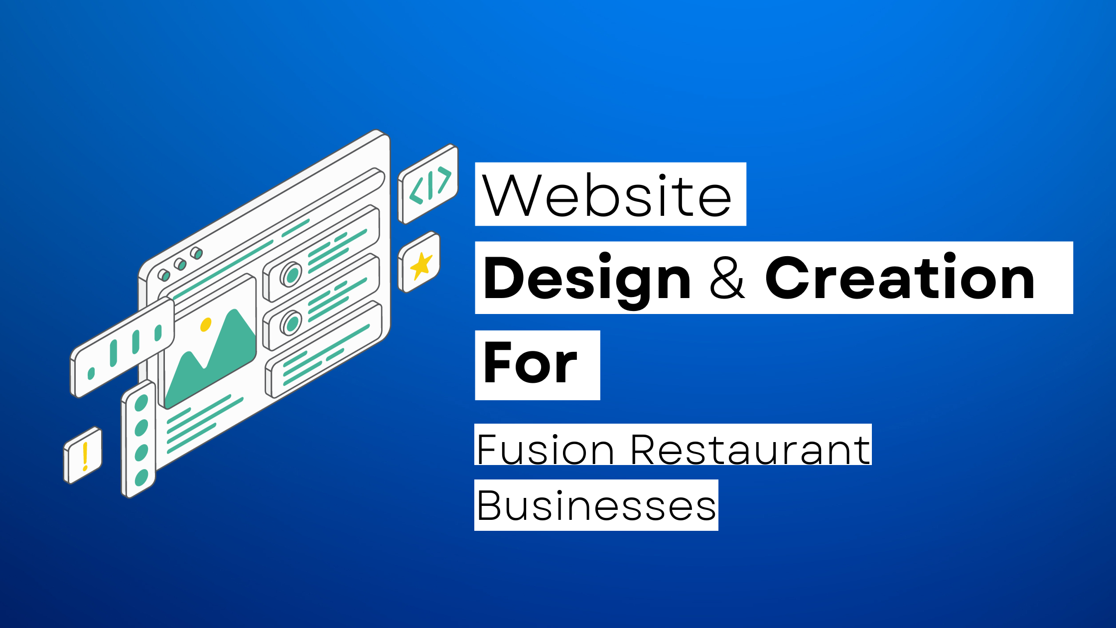 How to start a Fusion Restaurant  website