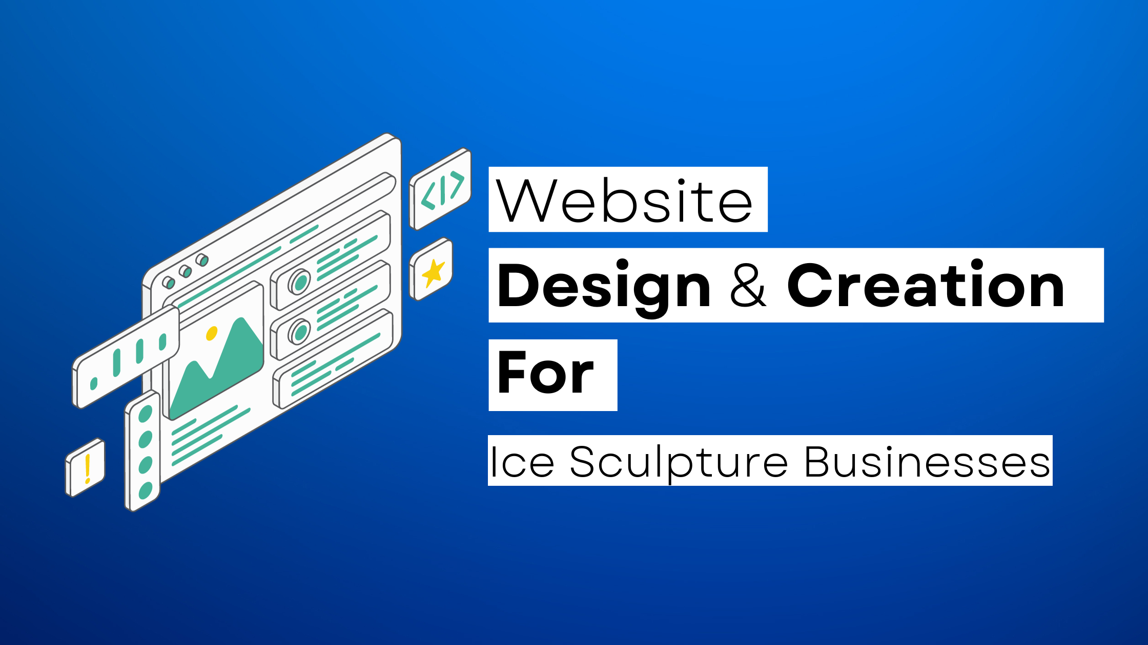 How to start a Ice Sculpture  website