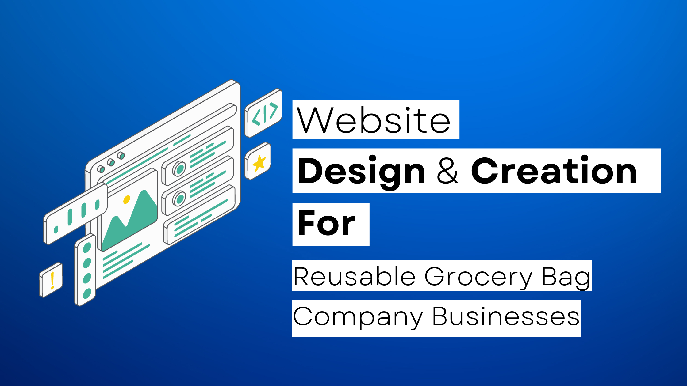 How to start a Reusable Grocery Bag Company website