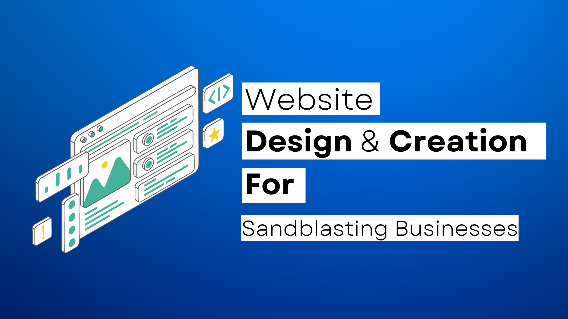 How to start a Sandblasting  website