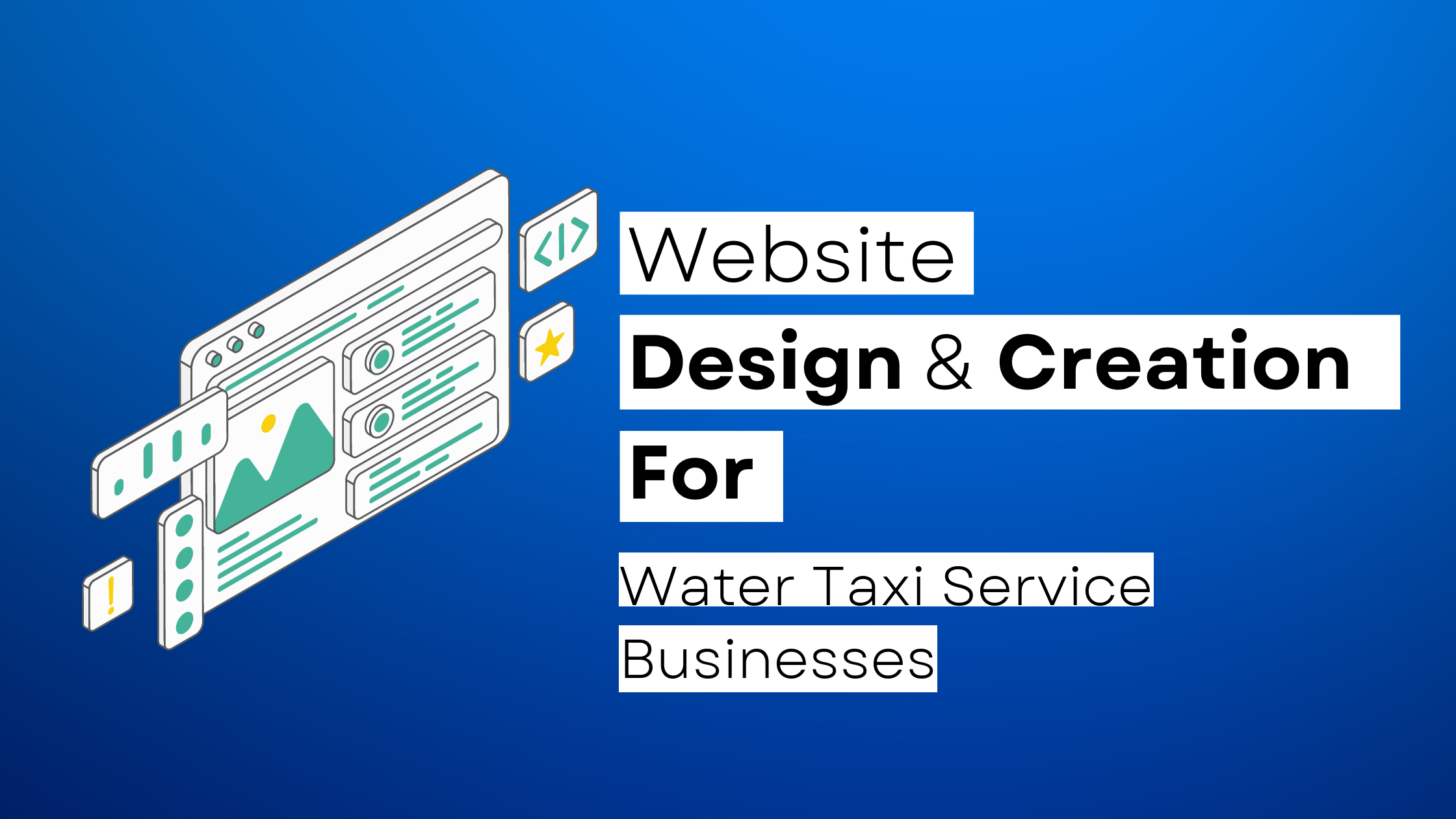 How to start a Water Taxi Service  website