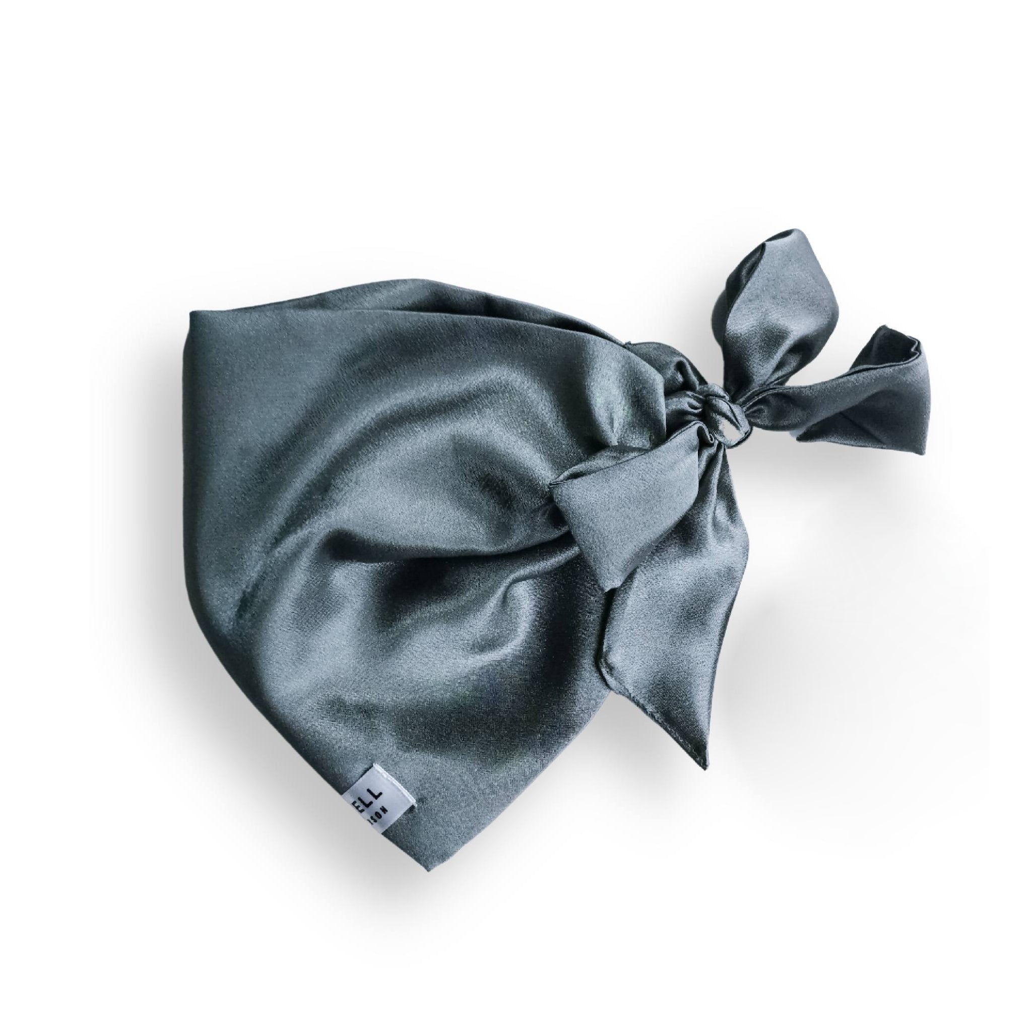 satin hair tie scarf