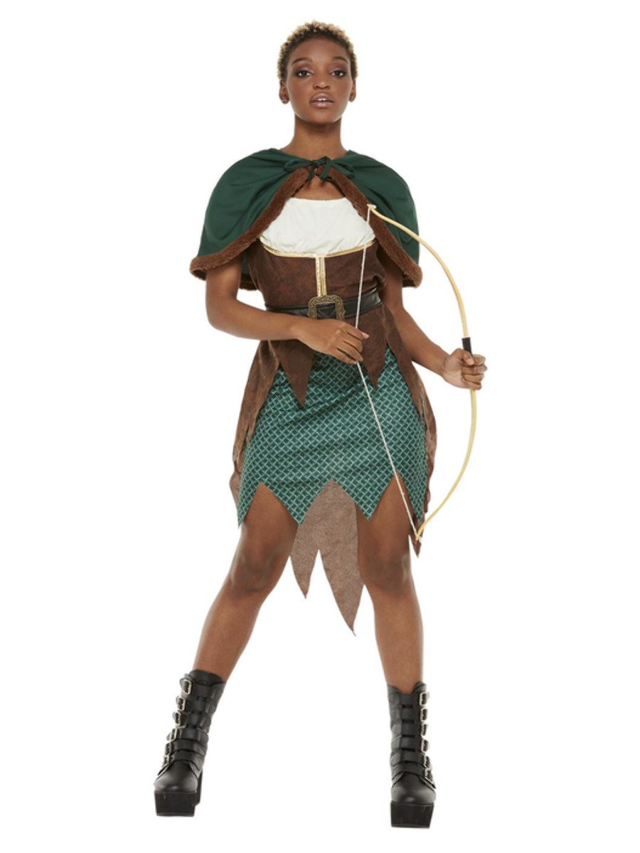 Deluxe Forest Archer Costume, Womens | Smiffys - Smiffy's Inc