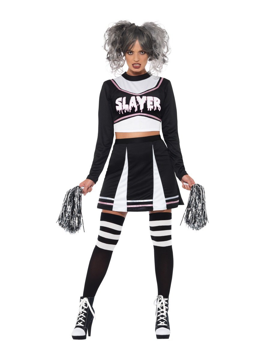 Fever Gothic Cheerleader Costume | Smiffys - Smiffy's Inc