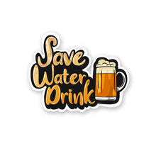 Load image into Gallery viewer, Save water Sticker
