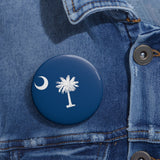 Official State of South Carolina Flag Button