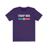 Trump Won Tshirt - Patriots Own The Libs With This Donald Trump Won Shirt