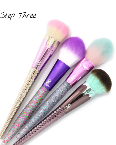 BMD-ICCSET5, BMD-ICVSET5, BMD-GBSET6PK, and BMD-GBSET6PU Professional Makeup Brushes