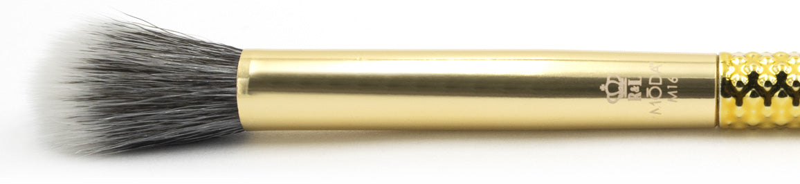 The Gold Standard! M16 Falsie Fan- MŌDA® Metallics Professional Makeup Brushes