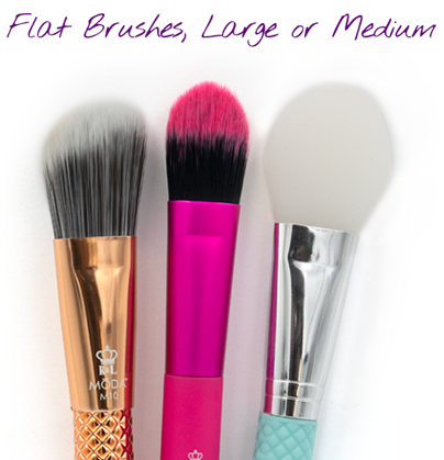 Flat Brushes Large or Medium