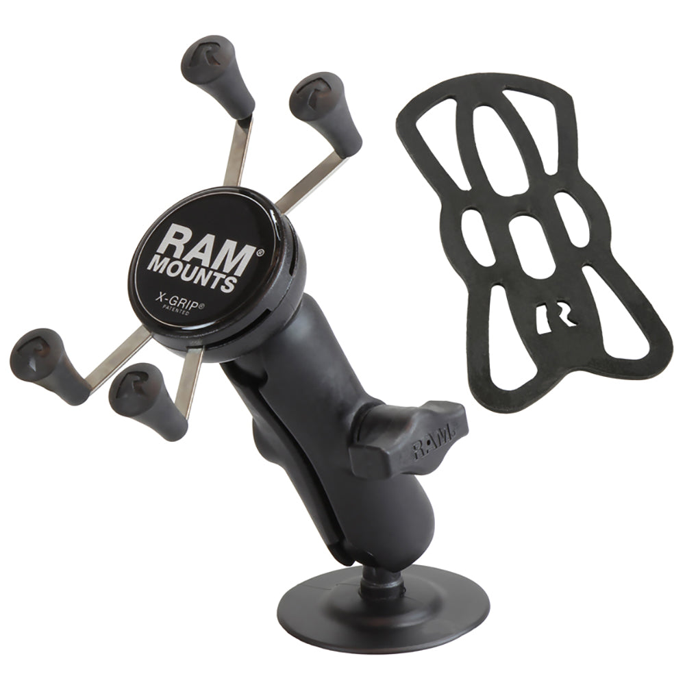  RAM Mounts X-Grip Phone Holder with Motorcycle Fork Stem Base  RAM-B-176-A-UN7U with Short Arm for Stems 12mm to 38mm in Diameter :  Automotive