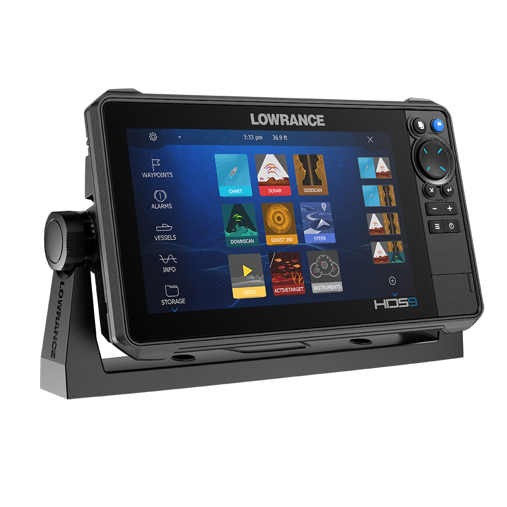 Lowrance Elite FS 9 ChartplotterFishfinder wActive Imaging 3in1 Transom  Mount Transducer 00015692001