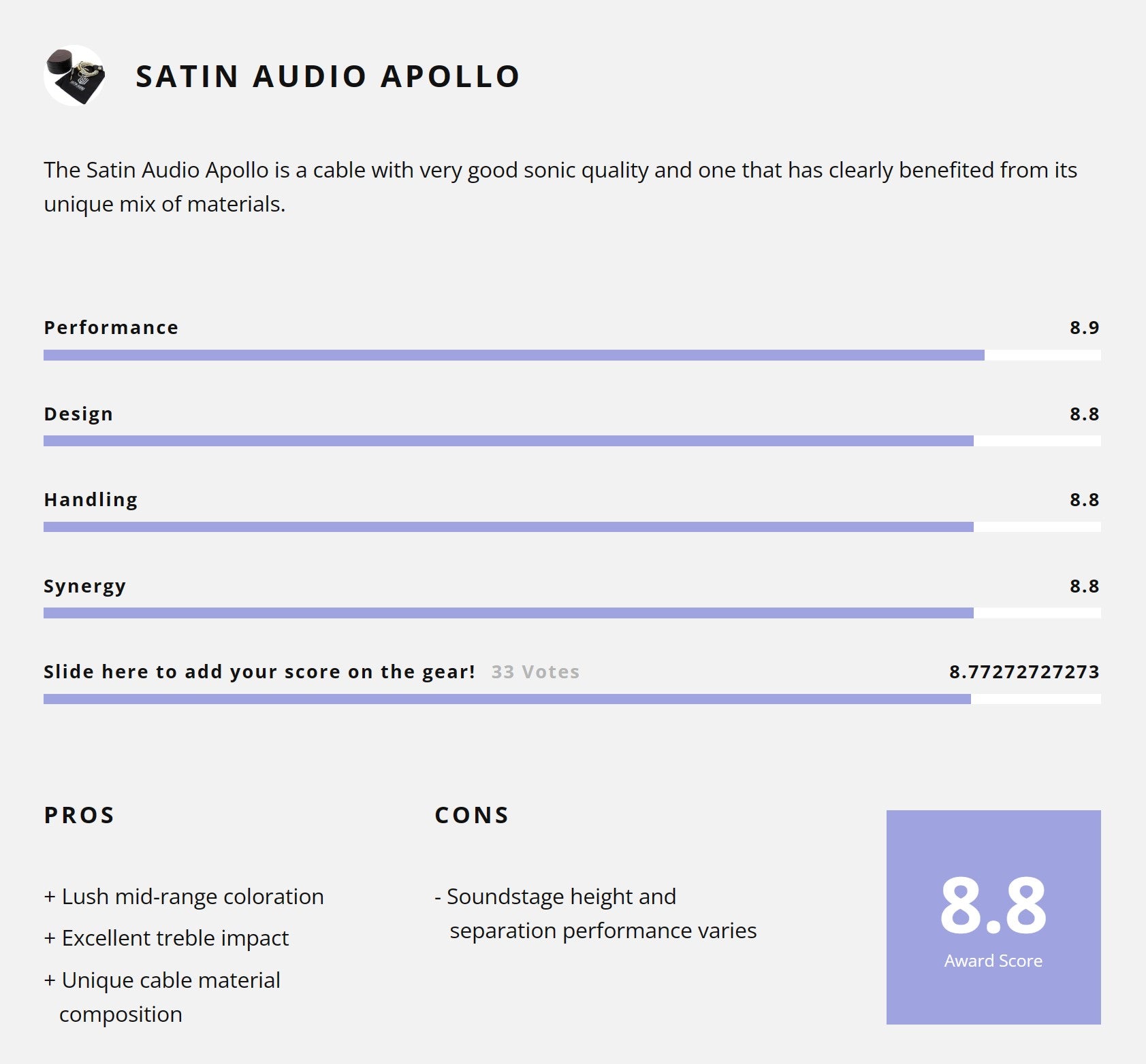 Satin Audio Apollo