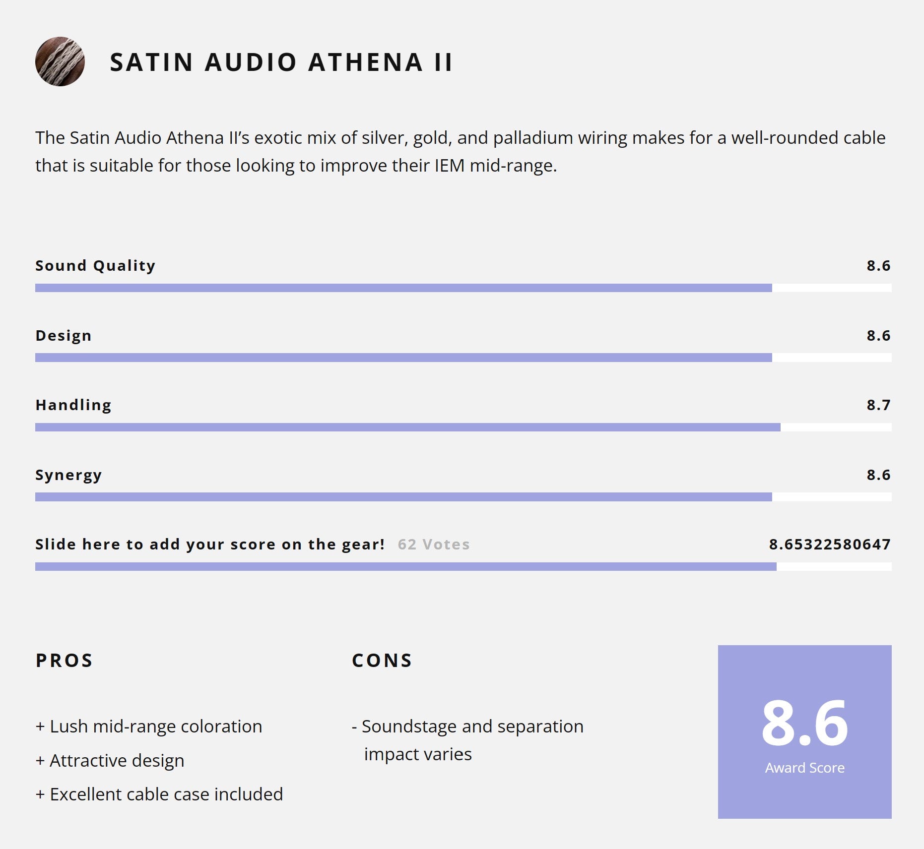 Satin Audio Athena 2