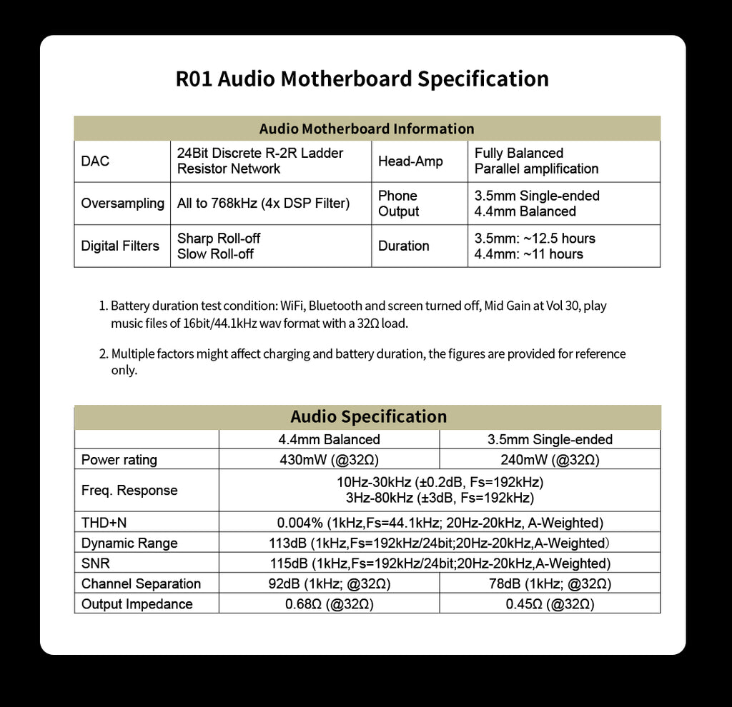 Cayin R01 - R2R Audio Motherboard