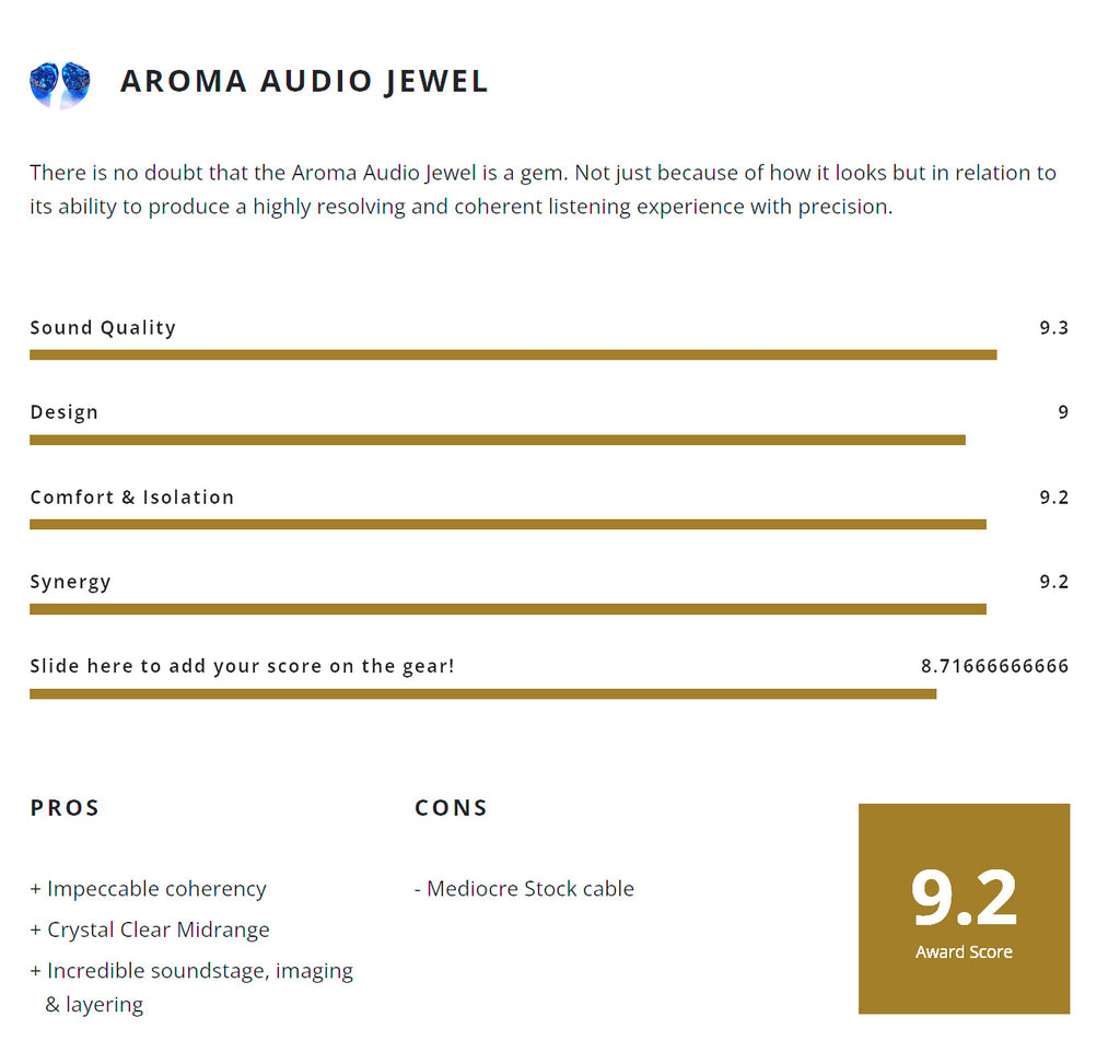 Aroma Audio Jewel