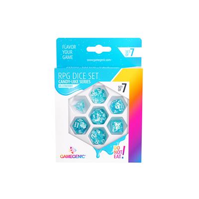 CANDY-LIKE SERIES - BLUEBERRY RPG DICE SET (7 PCS)